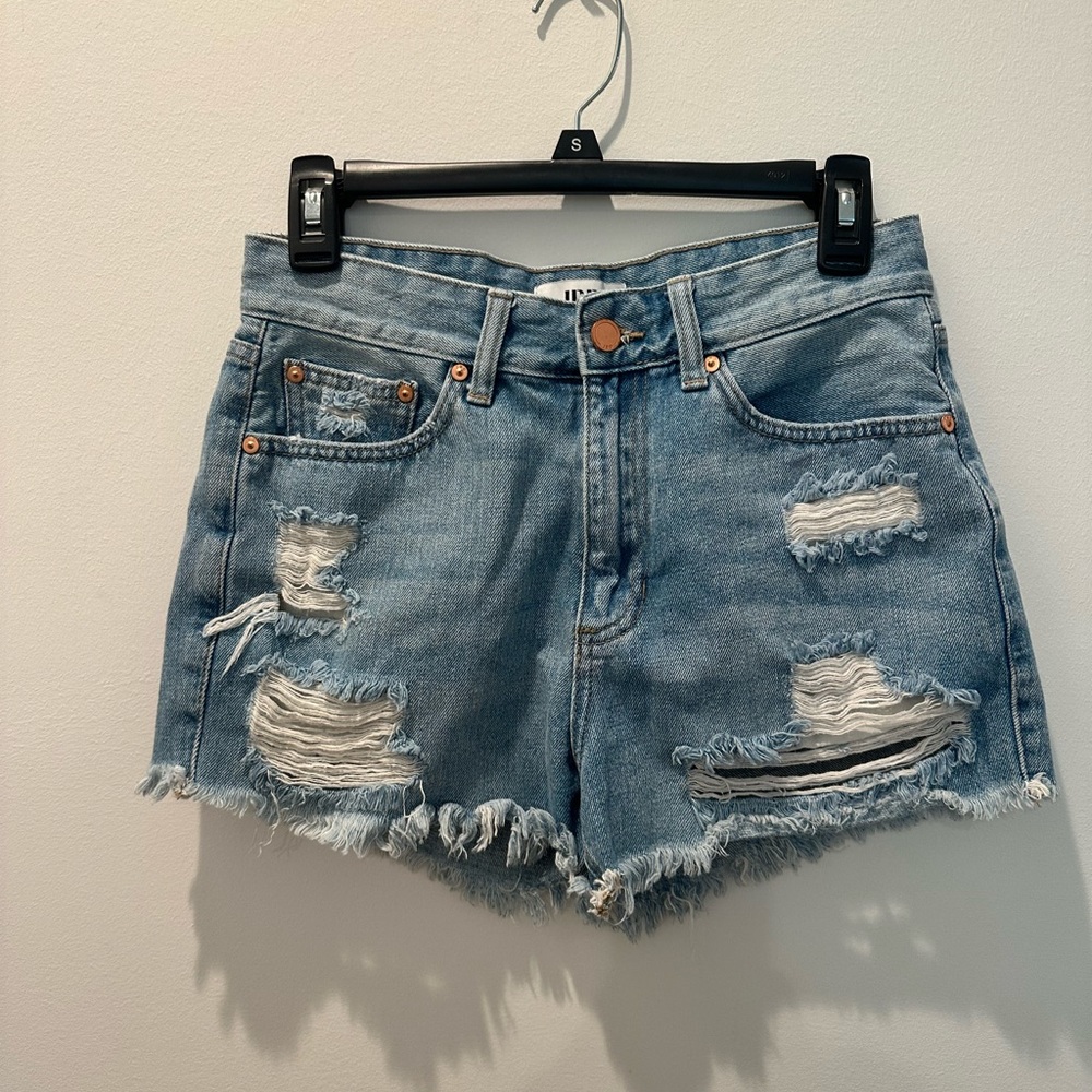 Denim shorts. Size M